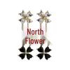 Korean Style S925 Sterling Silver Four-Leaf Clover Stud Earrings Set for Women – Elegant, Girly, Internet Celebrity Jewelry