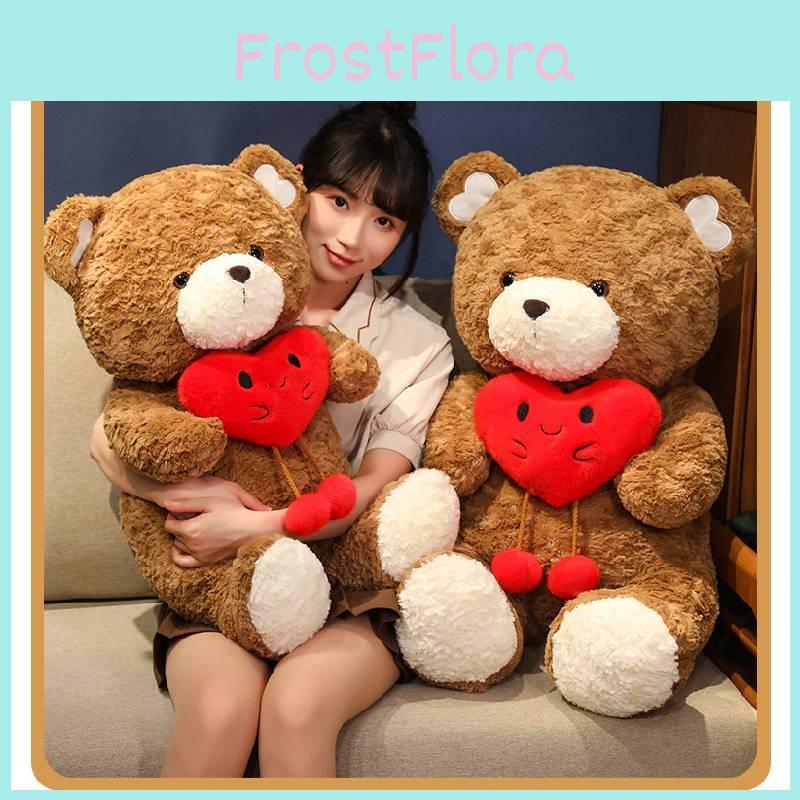 Adorable Emotion Hugging Teddy Bear Plush Toy Soft Cuddle Pillow Birthday Gift