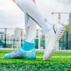 New football shoes, men's high-top AG long nails and broken nails, artificial grass training shoes for young middle school students