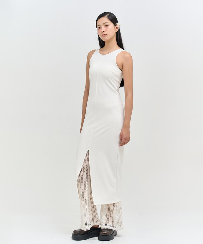 Editeom Concise Body Dress-Ivory