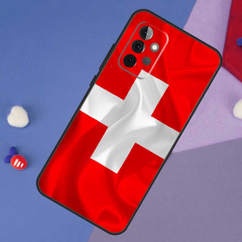 

Швейцария Швейцарский флаг Чехол для Samsung Galaxy A55 A35 A32 A12 A22 A52 A06 A54 A34 A14 A56 A36 A26 A16 A13 A53 A15 Samsung A52