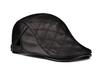 Men's Lambskin Leather Flat Cap - Autumn/Winter Warm Beret for Middle-Aged & Elderly