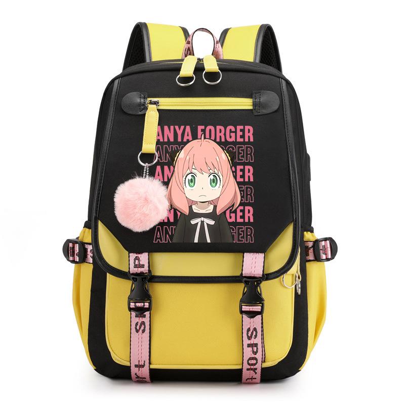 RiMan SPY x FAMILY Spy Play House Backpack Junior High School Student Personality Trend College Style School Bag