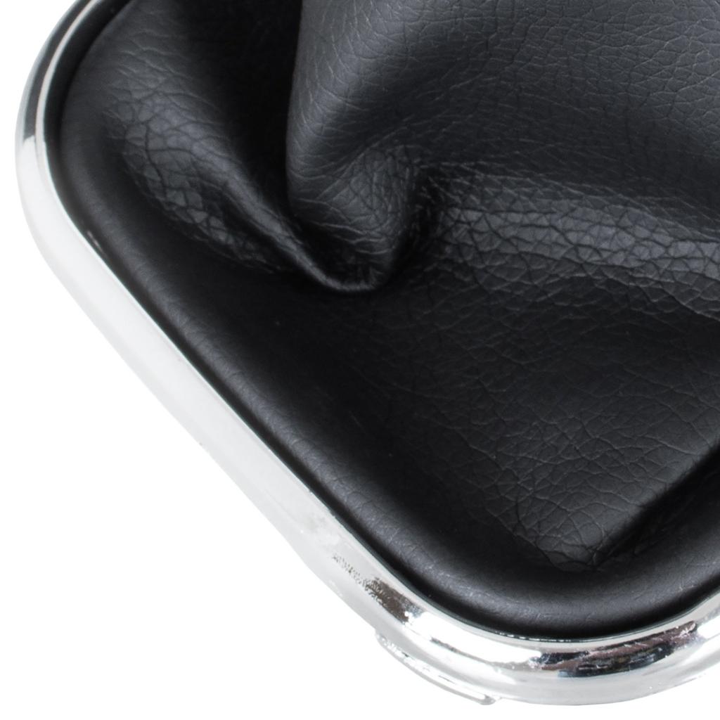 VW Golf IV 98-05 Pomo de Palanca de Cambios Plateado + Apertura de Fuelle 12 mm