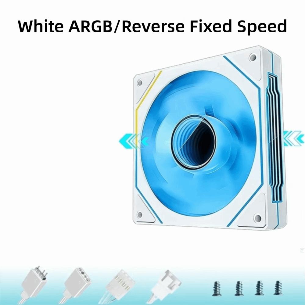 12V Computer Chassis Fan PWM Control CPU Cooler Fan 3D Texture PC Case Fan Motherboard Sync