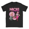 Nicki Minaj Queen of Rap T Shirts Rapper Singer Music Pure Cotton Clothes Funny Short Sleeve Round Neck Tees Printed TShirt