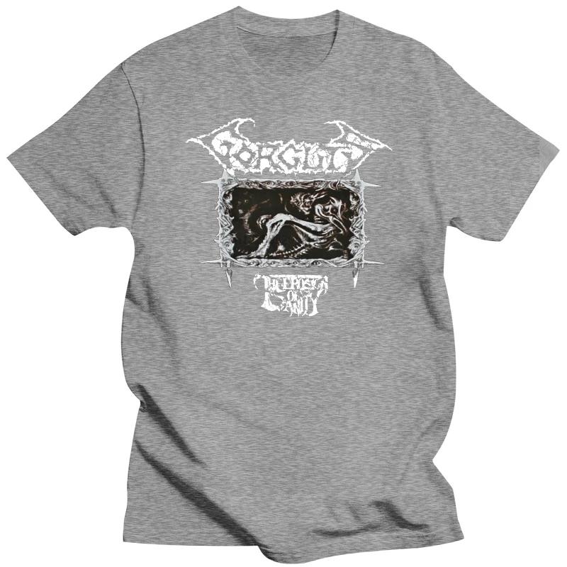 GORGUTS THE EROSION OF SANITY ČERNÉ TRIČKO DEATH METAL PESTILENCE SUFFOCATION Pohodlné tričko Ležérní Tričko s krátkým rukávem