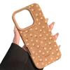 Small Niche Simple Brown Background Full Screen Floral for Apple 17 Autumn and Winter Mobile Phone Case 15 Protective Cover 1413 Female Case