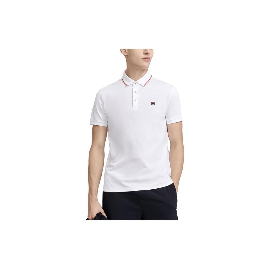Fila HERITAGE Polo Shirt Men's Standard White F11M321106AWT