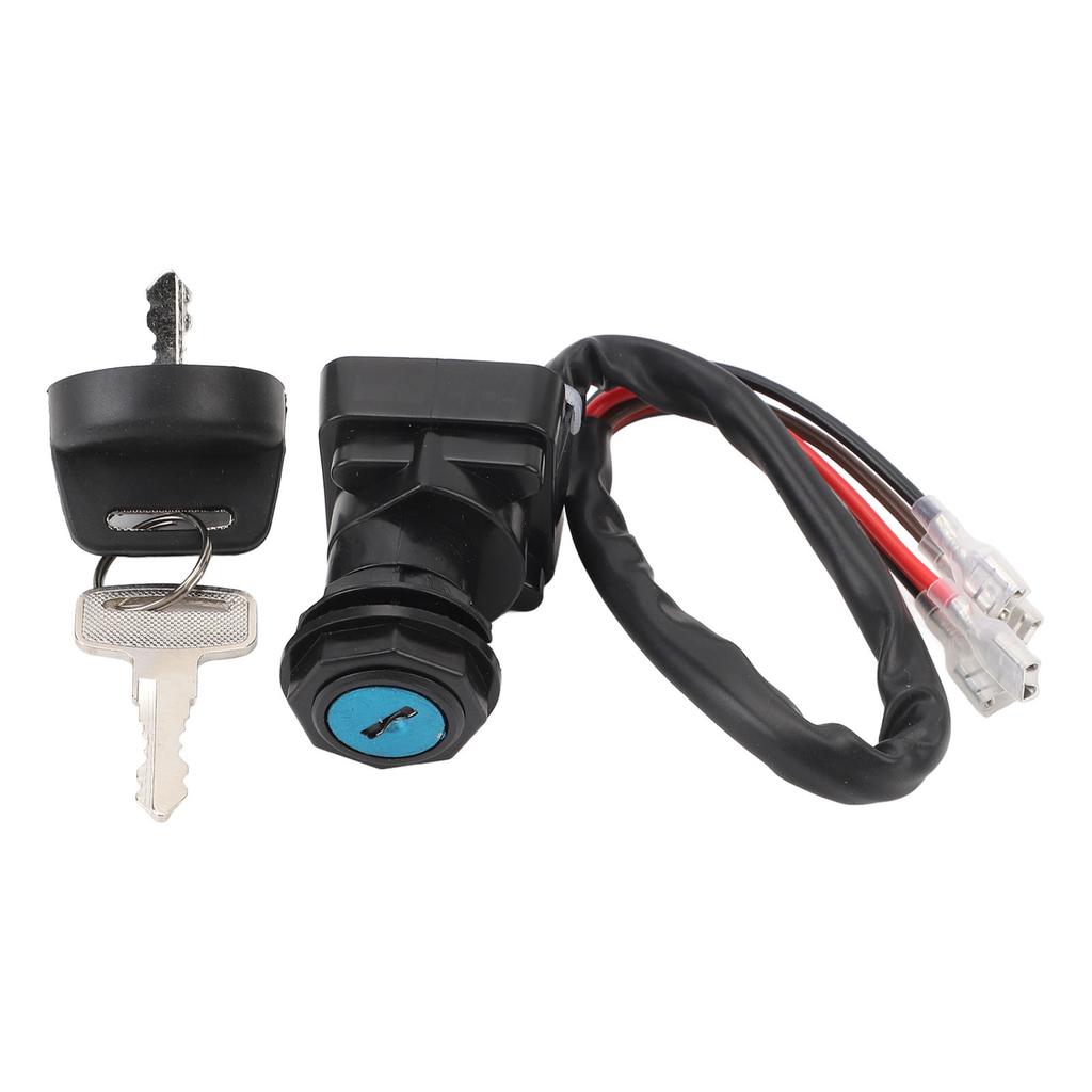 ATV Ignition Key Switch 4 Pin Enhanced Performance Ignition Starter Switch with Keys Replacement for Polaris Xplorer
