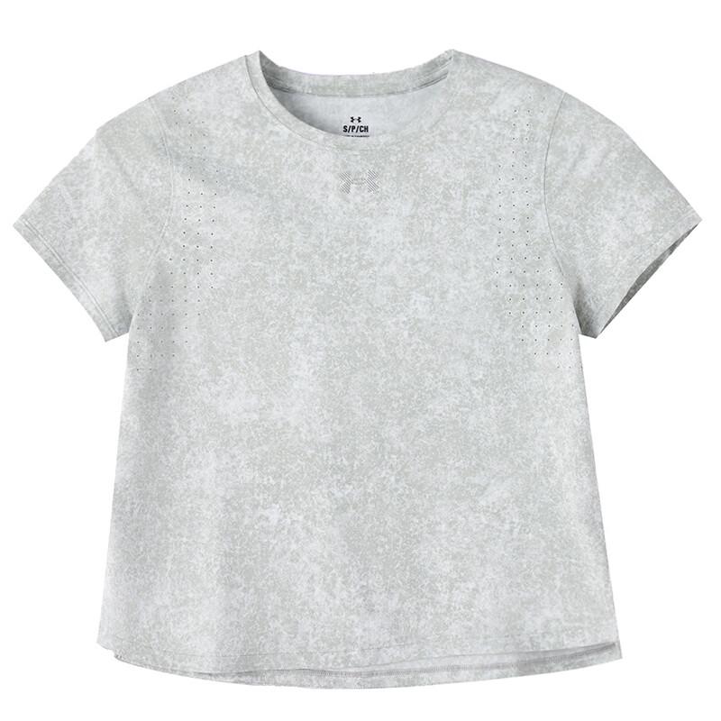 Under Armour Breathable Comfortable Round Neck Short Sleeve T-Shirt Women tops 6012729-069 S