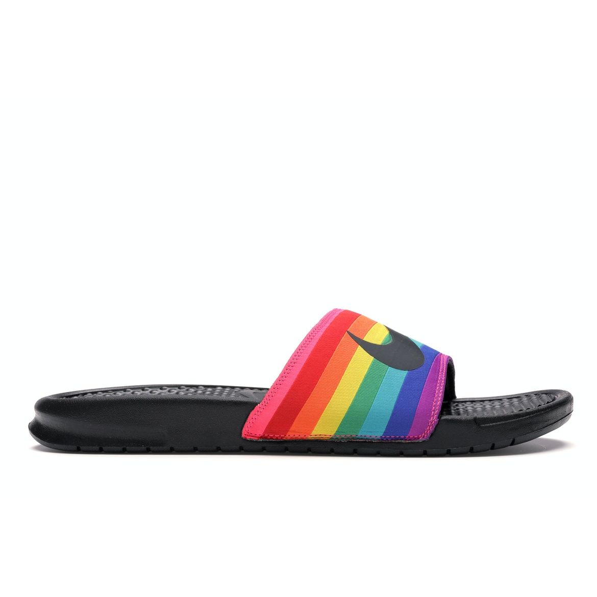

Сандалии унисекс Nike Benassi JDI Be True Multi-Color Black Black-Multi-Color CD2717-001