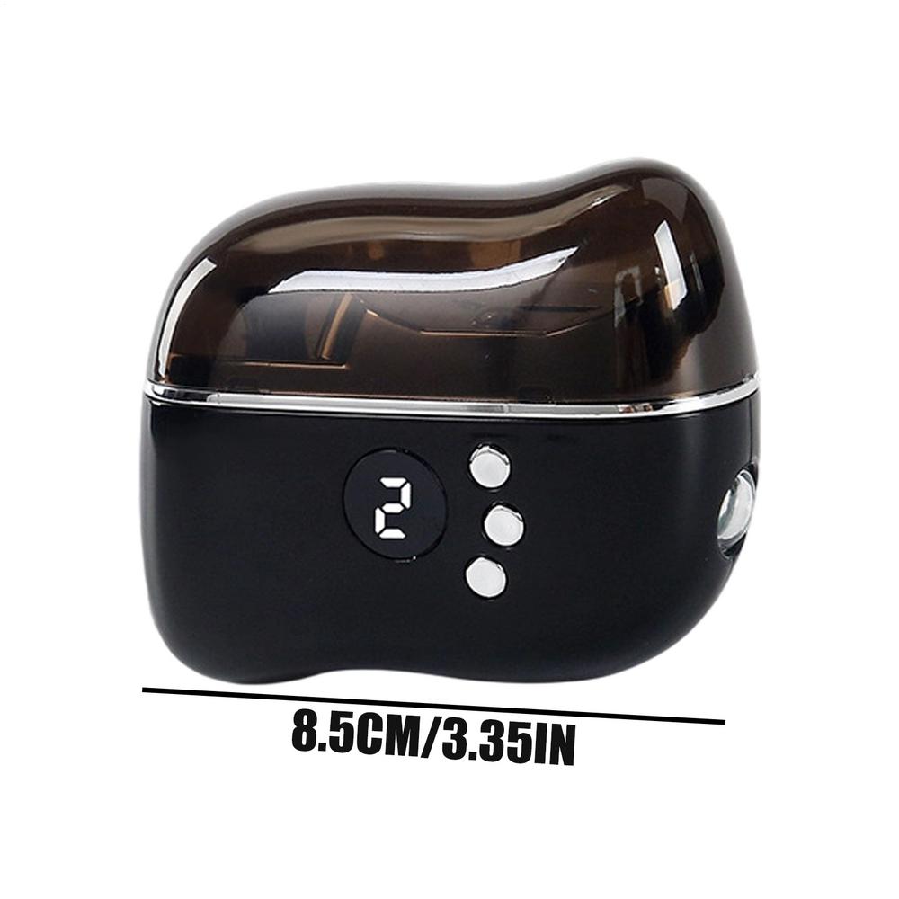 Electric Nail Clipper Automatic Fingernail Clipper Fingernail Trimmer Toenail Trimming Device Nail Trimmer with LED Light