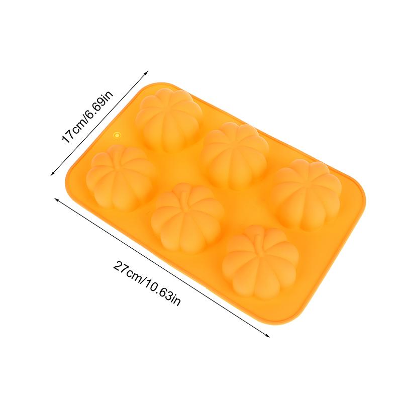 Pumpkin Silicone Molds Thanksgiving Fall Theme Ice Cube Tray Silicone Mold Muffin Chocolate Harvest Cake Baking Decoration Mould