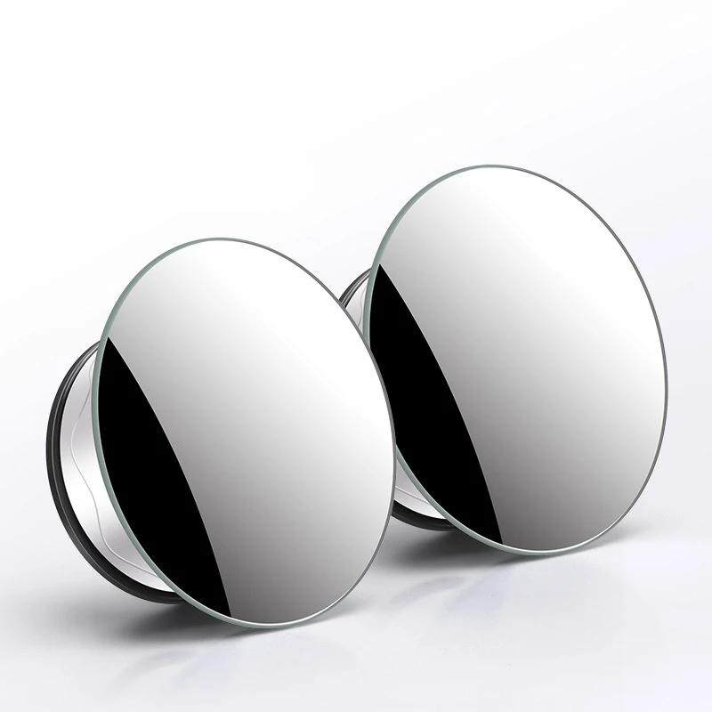

Rearview Mirror Car-mounted EdgelessSmall Round Mirror SuctionCup Type Reversing Aid Mirror Car Use Adjustable Reflective Mirror