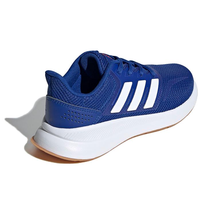 adidas Runfalcon 1.0 K Breathable Low Top Kids' Running Shoes Blue White Kids' FV8838
