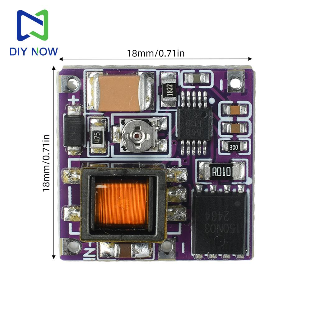 DC-DC Boost Module / High-Voltage Power Supply Module for Nixie Tubes DC 3.6–15V Input to DC 160–300V Adjustable Output 30mA