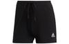 ESSENTIALS SLIM 3 STRIPES SHORTS Women's Black GM5523
