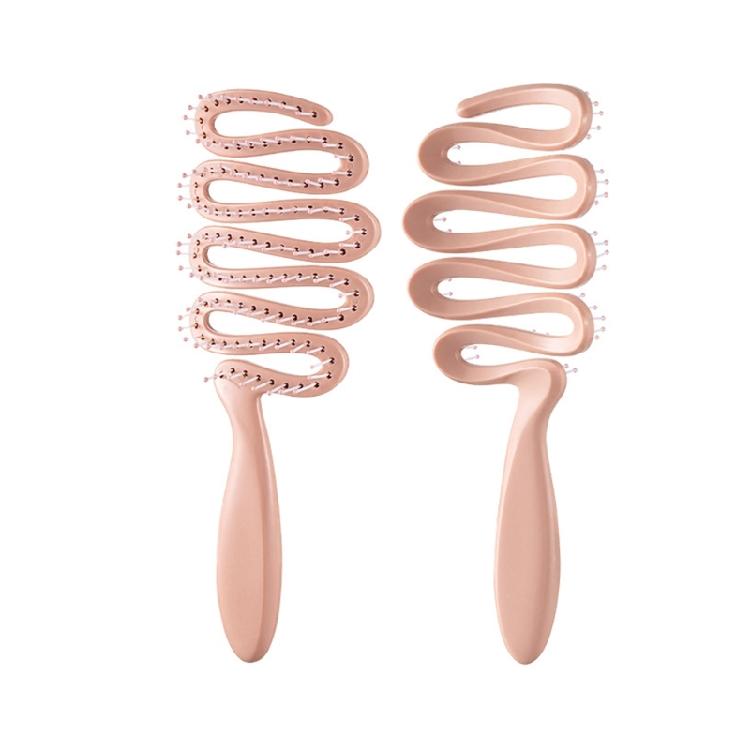 Textured Hair Volumizers Comb Hollow Out Teeth Reduce Friction ABS Plastic For Fine & Thin Hair Types