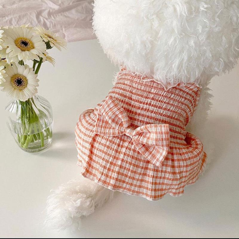 Pet Dress Cat Suspender Skirt Dog Clothes Summer Teddy Than Bear Universal Small Puppy Spring Summer Thin