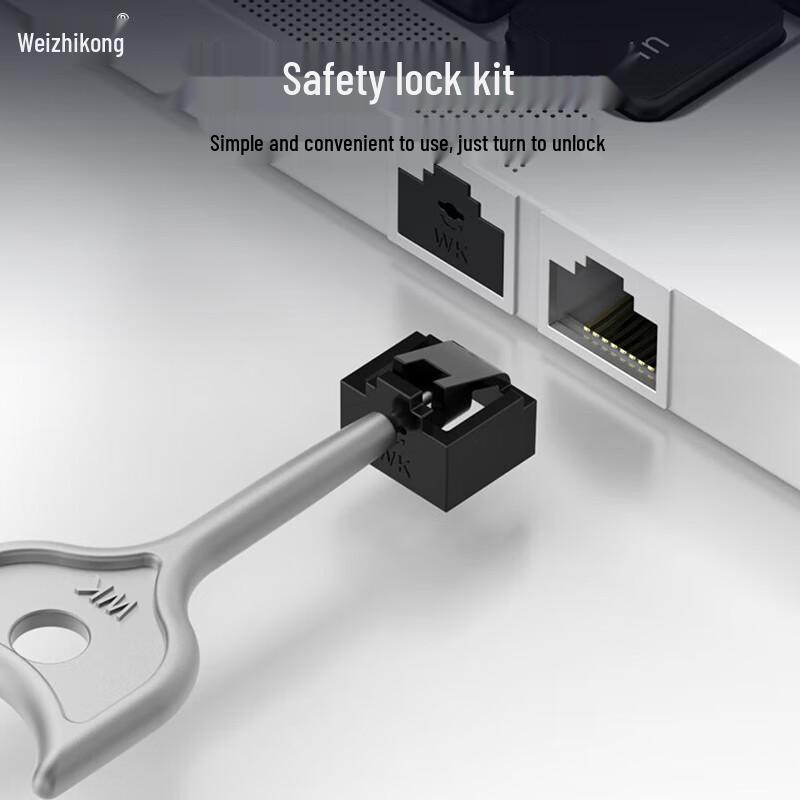 RJ45 Network Port Security Lock Kit