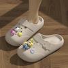 Flower Dotted Eva Slipon Shoes For Women And Men Summer Casual Nonslip Waterresistant Footwear