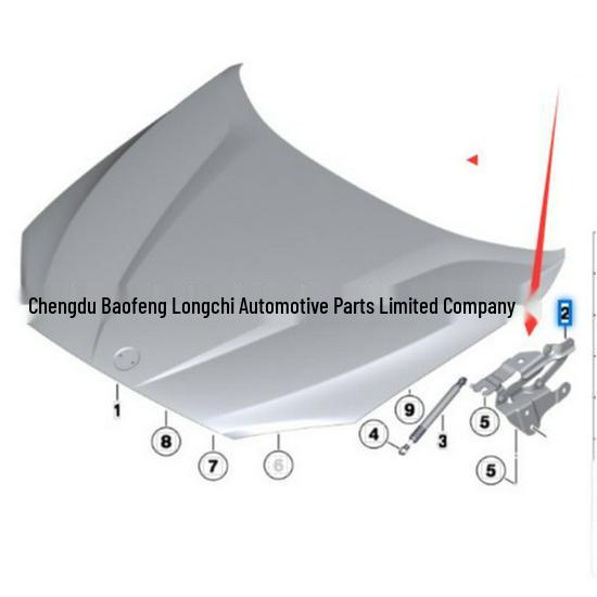 BMW X1 E84 Hood Hinge Replacement Kit (Part #'s 41002993149 & 41002993150)