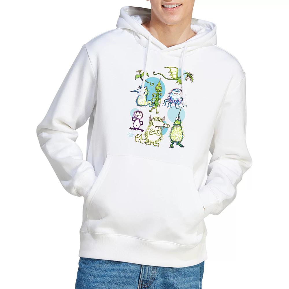 Jim Henson Unisex Adult Monster Doodles Hoodie