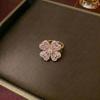 Women's Fashion Necklace & Bracelet Set: Flower Pendant, Diamond Bauhinia Earrings