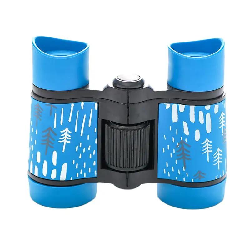 Kids 4X30mm Binocular Telescope Toy Educational Science Toys for Children Outdoor Birds Watching Folding Optics Learning Gift