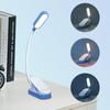 USB Rechargeable LED Clip-On Reading Lamp: Eye Protection, Portable Mini Desk Light for Students and Night Reading