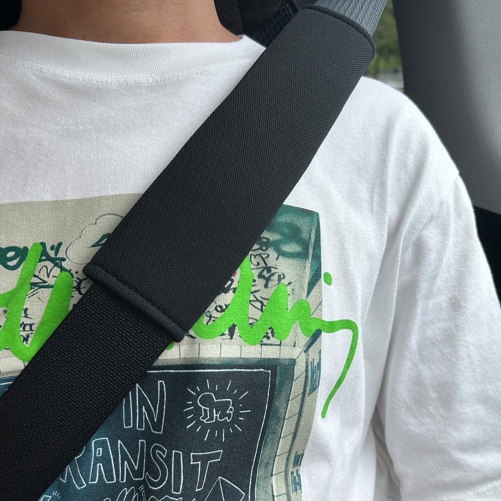 Set of 2 Car Seat Belt Fits All Includes Shoulder Strap Soft Seat Belt Reduces Easy To Car Accessories Covers, Vehicles, Covers, Cushions, Pressure,