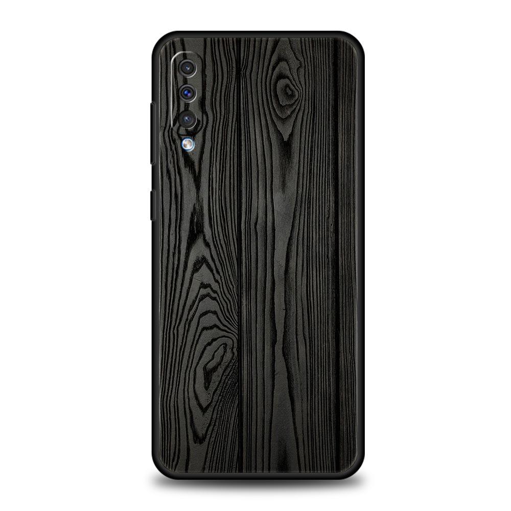 Carved Wood Case For Samsung Galaxy A52 A12 A50 A72 A20e A30 A02s A22 4G A32 5G A20s A70 A10s A40 A10 A04s Silicone Phone Cover