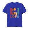 Horse T Shirt I Love Lover Rider Owner Trainer Who Loves Horses HOR004F01 vintage Washed streetwear designer clothes Unisex