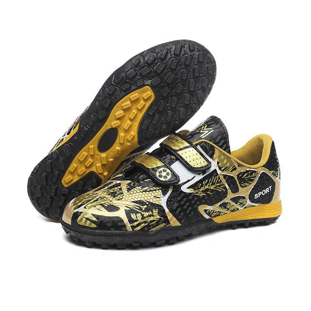 Children Soccer Shoes Society TF/FG Kids Football Boots Cleats Grass Sneakers Boy Girl Outdoor Athletic Training Sports Footwear