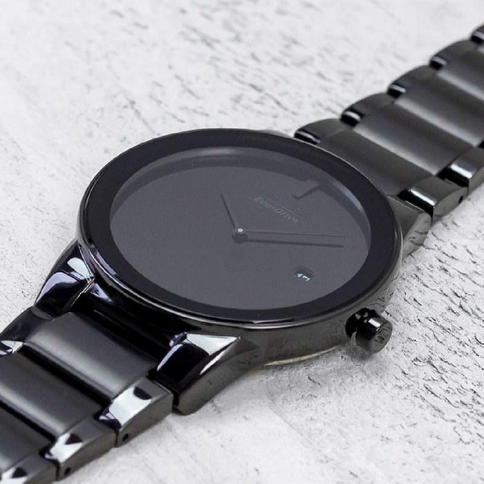 Citizen Axiom Eco-Drive AU1065-58E Black Ion-Plated Men's Watch