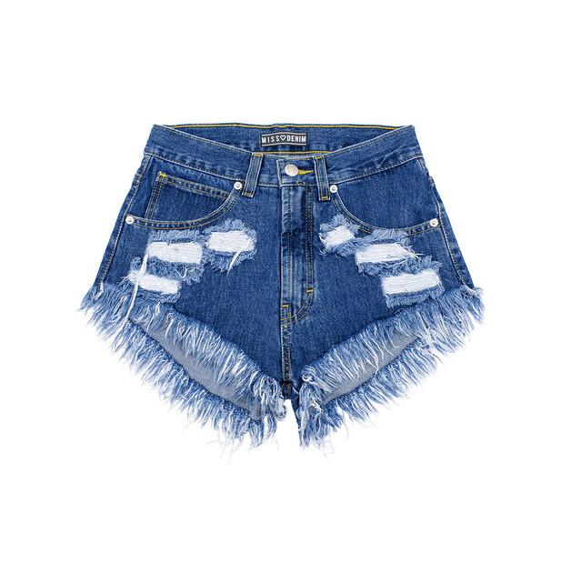Шорты MissDenim High Waist EU XXS