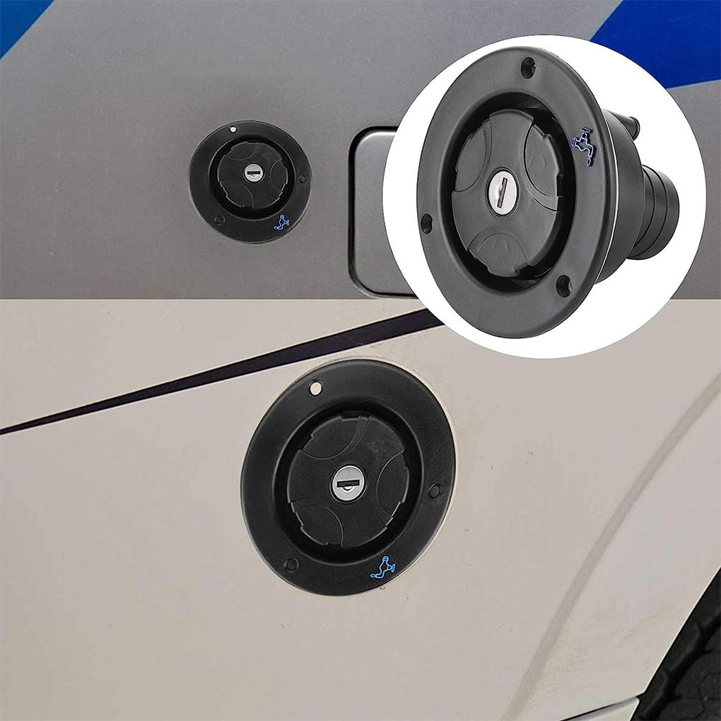 RV Accessories Gravity Fresh Water Fill Hatch Inlet Filter with Keys Lockable For Boat Camper Trailer Modified Parts Accessory