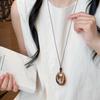 Ins Wind Pearl Necklace Design Collarbone Chain Love Pendant Jewelry