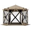 3 m x 2.6 m Hexagonal Gazebo with 6 Sides and Carry Bag, Waterproof, UV-Resistant, Party Tent