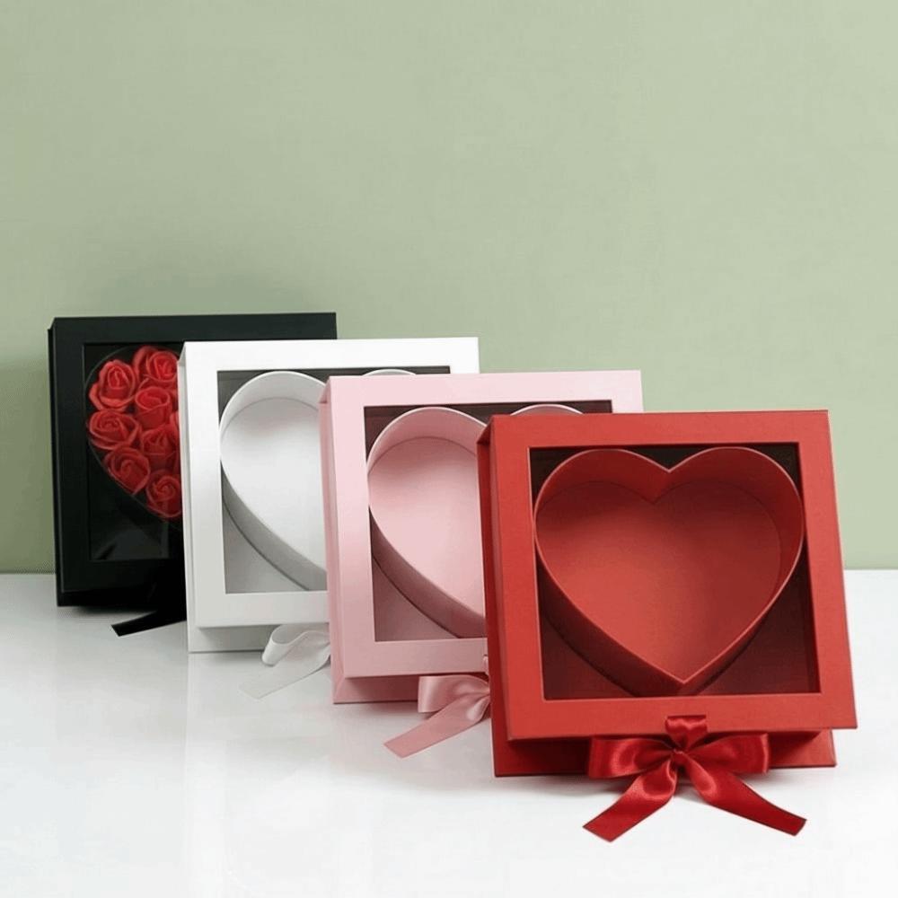 Fillable Mother's Day Gift Box Elegant Flower Display Box Floral Packaging Box Wedding Anniversary