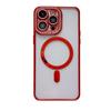 Color diamond mobile phone case Magnetic flash drill mobile phone case Edge drill, suitable for 14PROMAX lens electroplating magnetic mobile phone ca