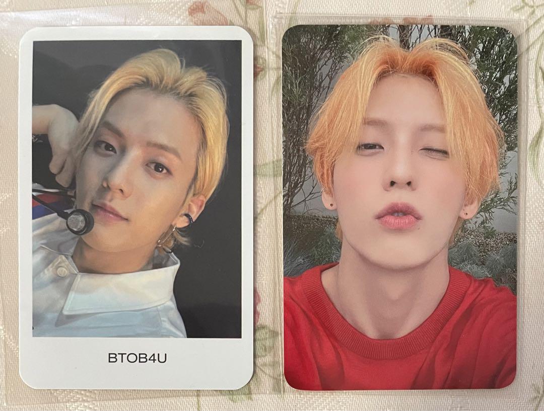 

[ИСПОЛЬЗОВАННЫЙ] Набор из 2 коллекционных карточек BTOB Minhyuk INSIDE