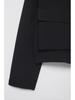 2024 Autumn Black Women's Casual Jacket with Pockets - European & American Style