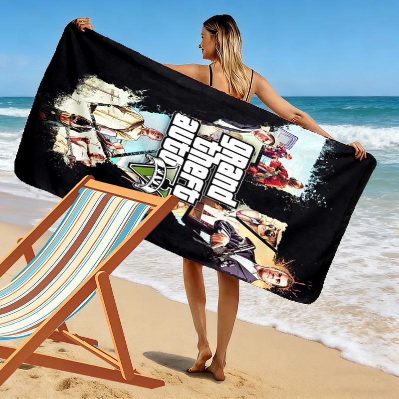 Dead Redemption II: Wild West Adventure beach towel Beach towel for vacation photos beach Absorbent bath towel seaside Outdoor pool towel