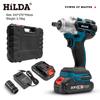 HILDA High Torque Brushless Electric Wrench with Adjustable Torque and Rechargeable Lithium Battery