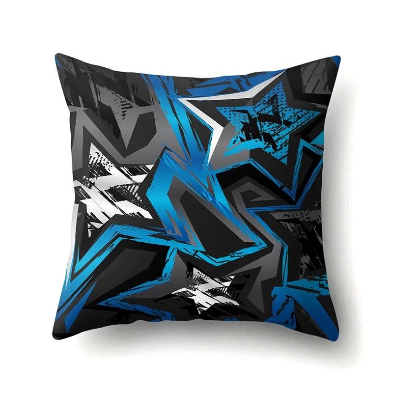 Geometric Pillowcase Car Lumbar Pillow  Cushion Sofa  toon Pattern