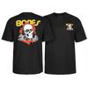 ZYXZ Powell Peralta Ripper 100% Baumwolle T-Shirts Große Grafik auf dem Rücken und Kleine Grafik auf der linken Brust Oversized T-Shirt Kurzarm Top