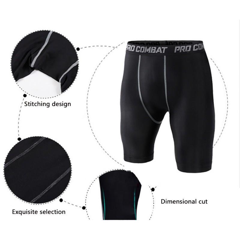 Men's Quick-Dry Breathable Fitness Shorts - High-Elastic Sports & Cycling Gear