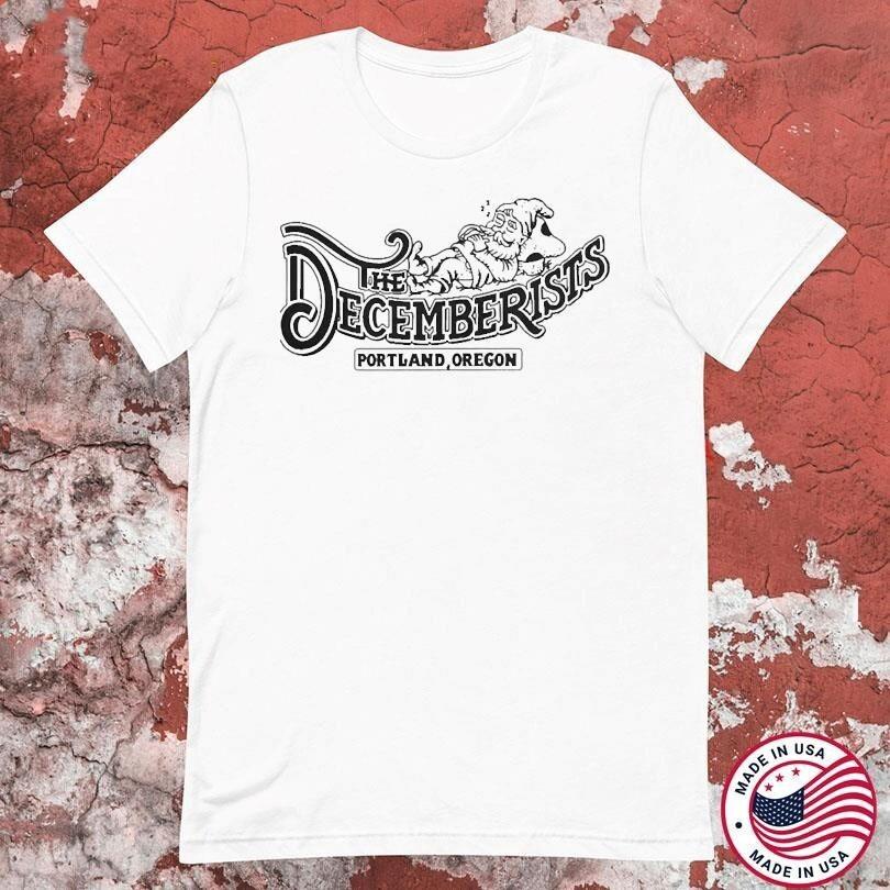 The Decemberists Portland Oregon Gnome T-shirts White Color Unisex T-Shirt L